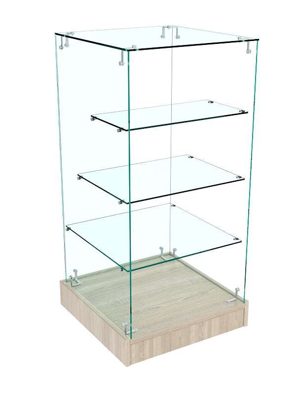 Прилавок Истра с цоколем №12 (открытый) Дуб сонома