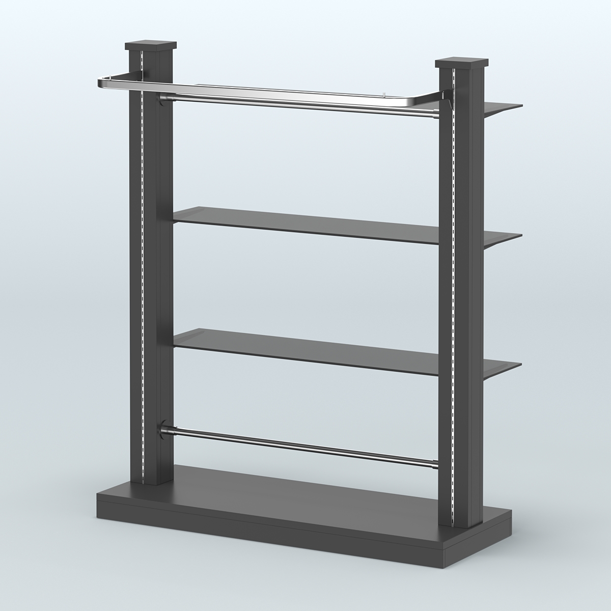 Островная система с перфорацией для магазина №10 Черный
