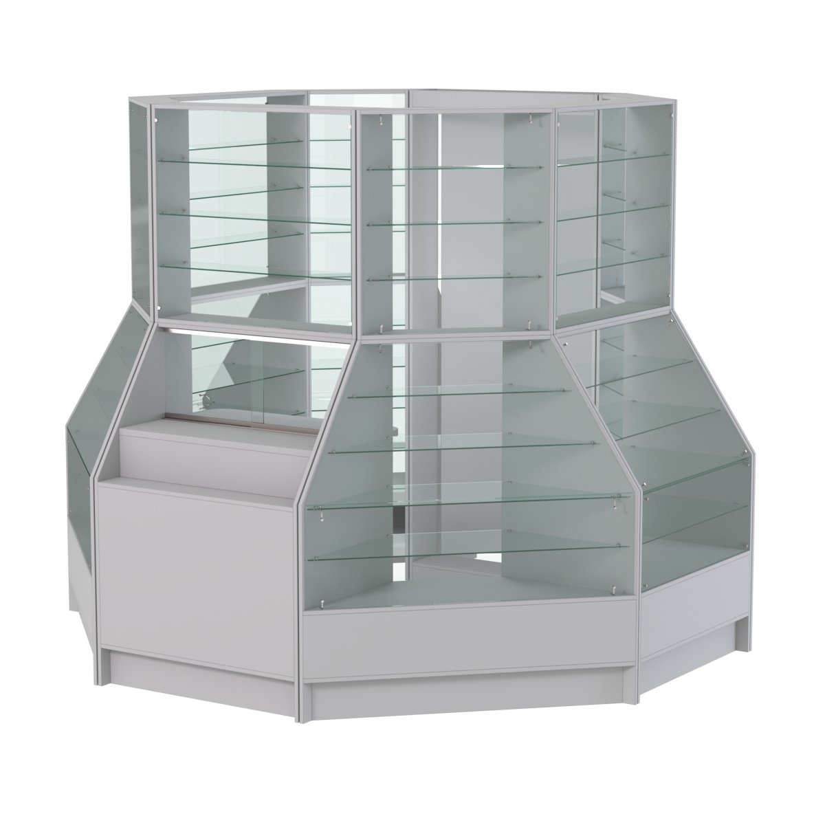 Павильон АЛМАЗ №4 (6, 86 кв. м) Серый