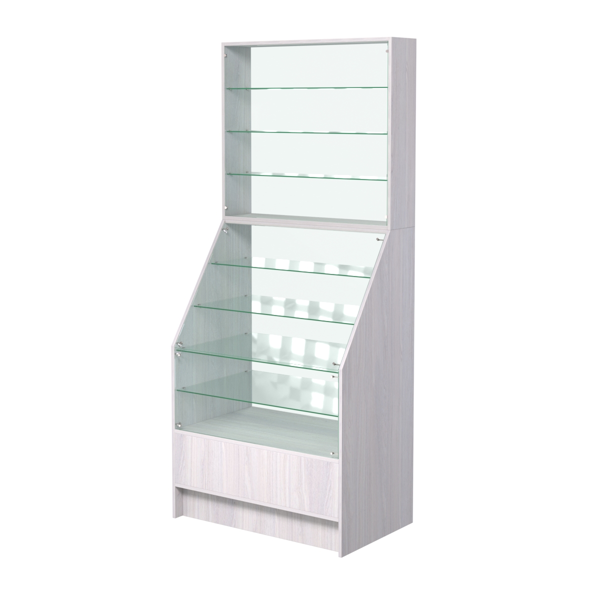 Витрина АЛМАЗ №1 Ясень Анкор светлый