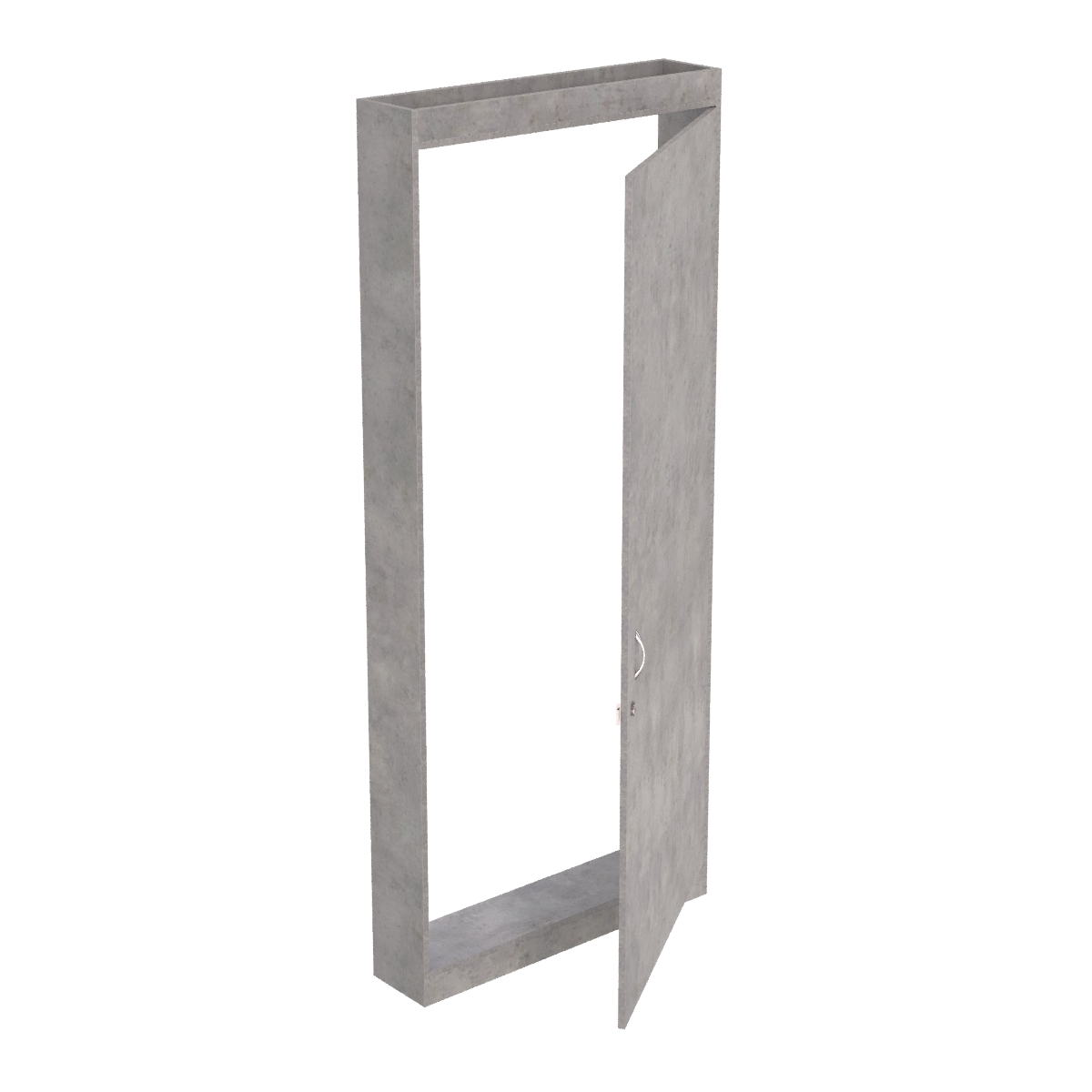 Алмаз Дверной блок Бетон Чикаго светло-серый F186 ST9