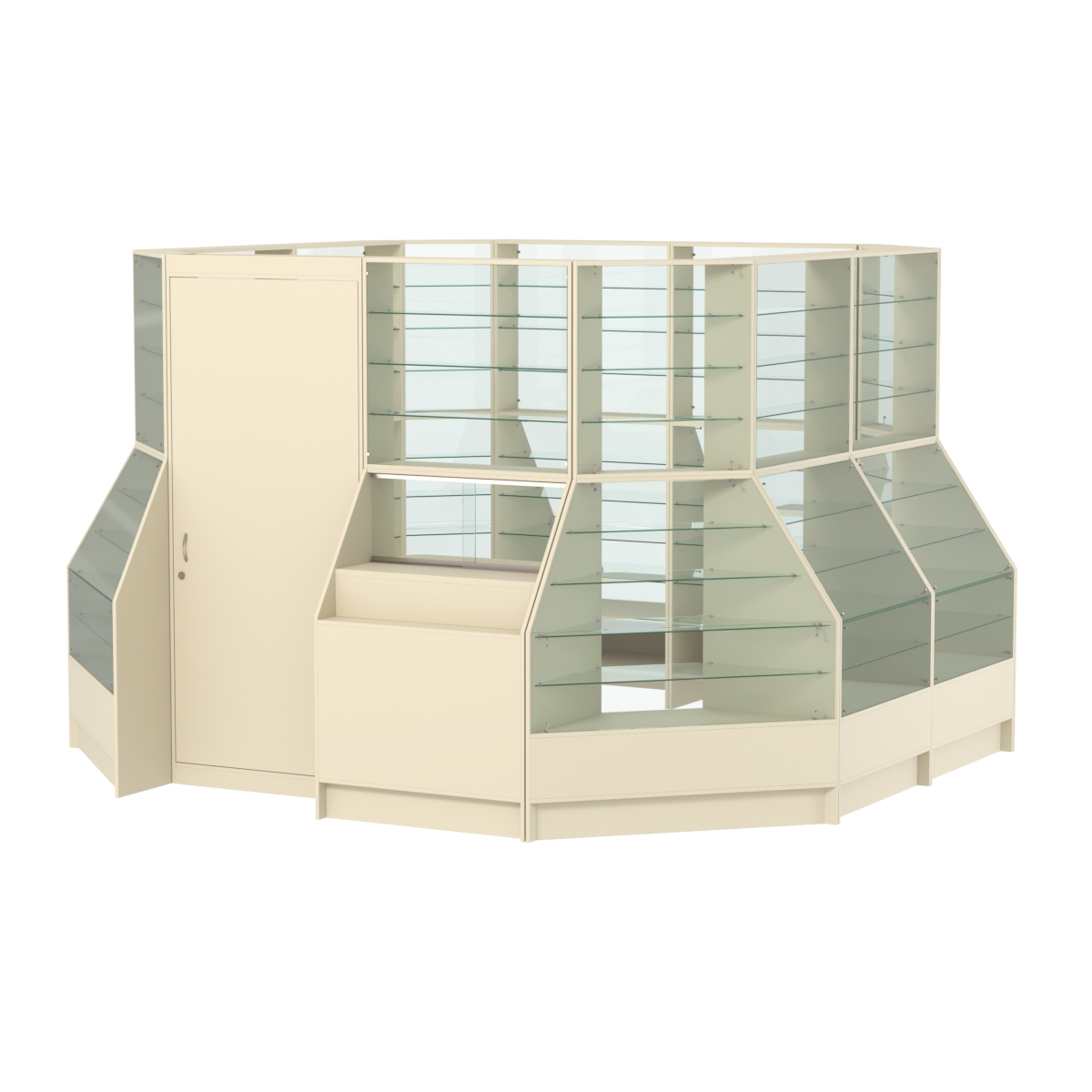 Павильон АЛМАЗ №6 (12, 39 кв. м) Крем Вайс