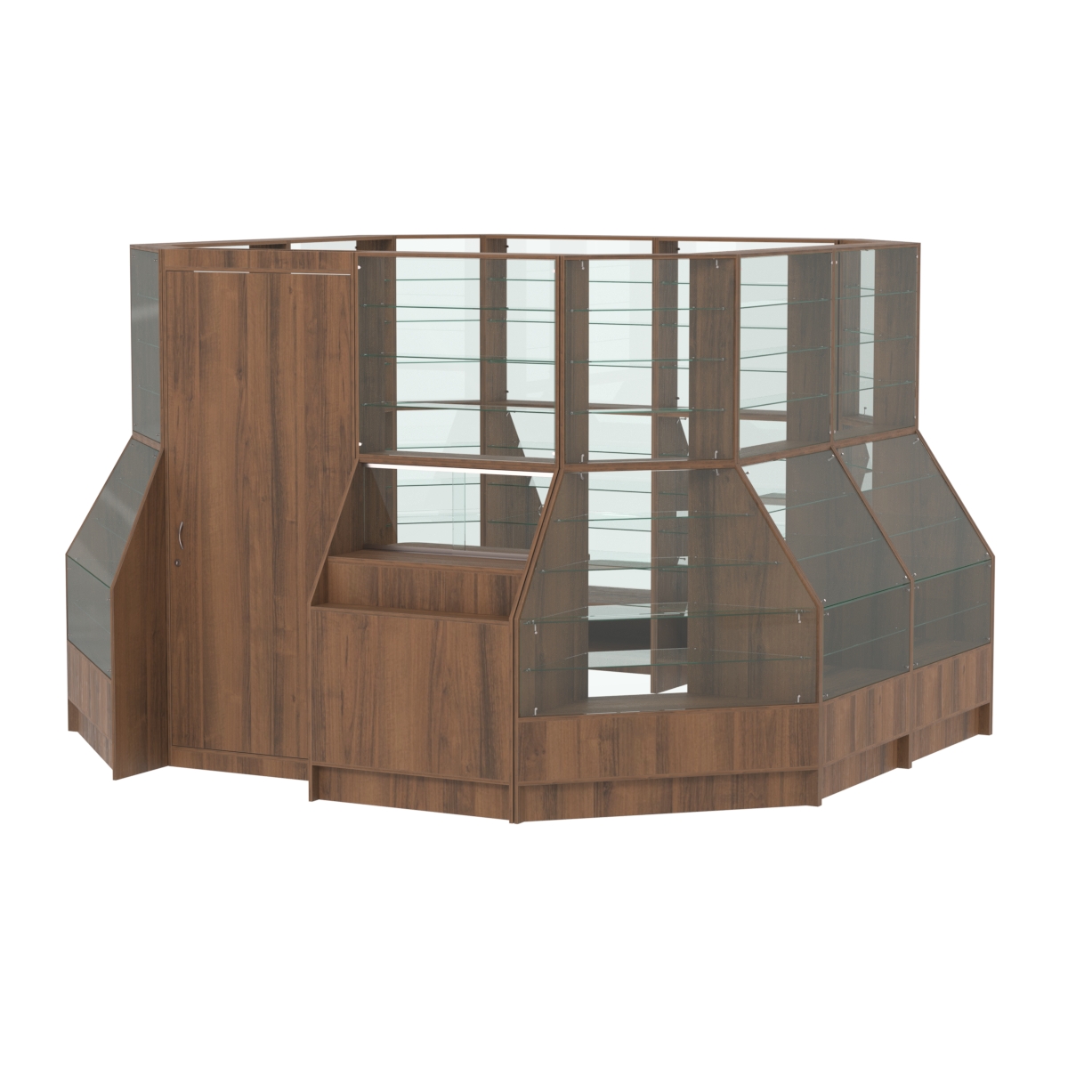 Павильон АЛМАЗ №6 (12, 39 кв. м) Орех