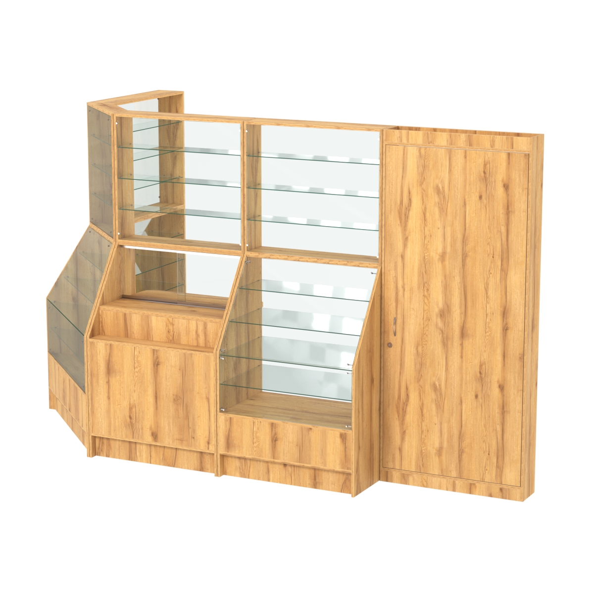 Павильон АЛМАЗ №8 (6, 26 кв. м) Дуб Золотистый