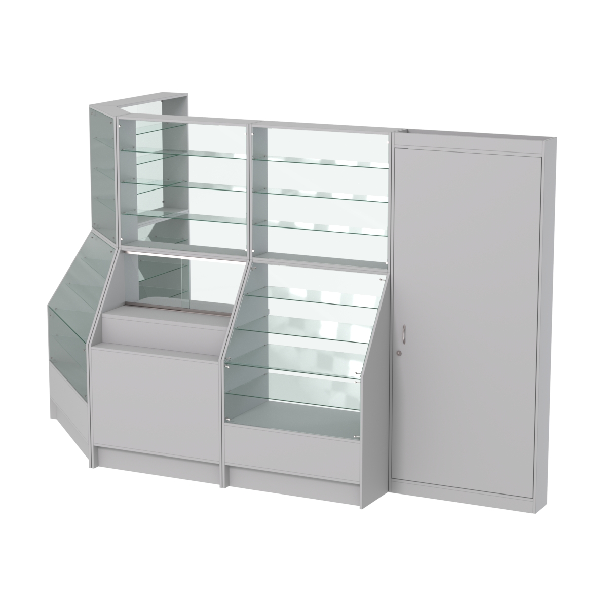 Павильон АЛМАЗ №8 (6, 26 кв. м) Серый