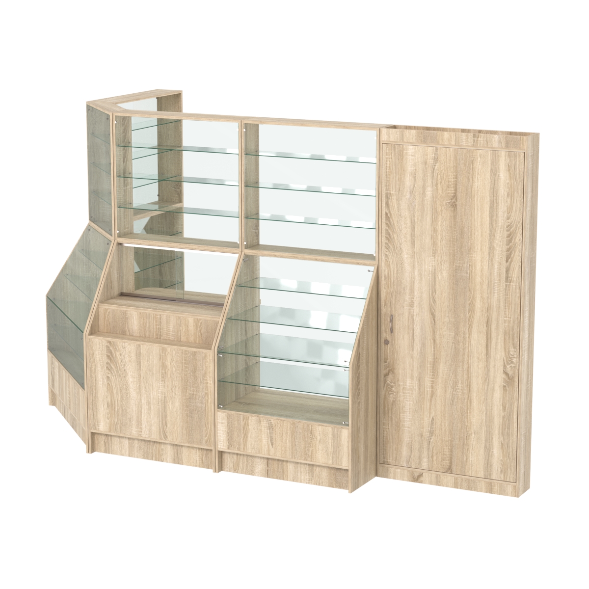 Павильон АЛМАЗ №8 (6, 26 кв. м) Дуб сонома