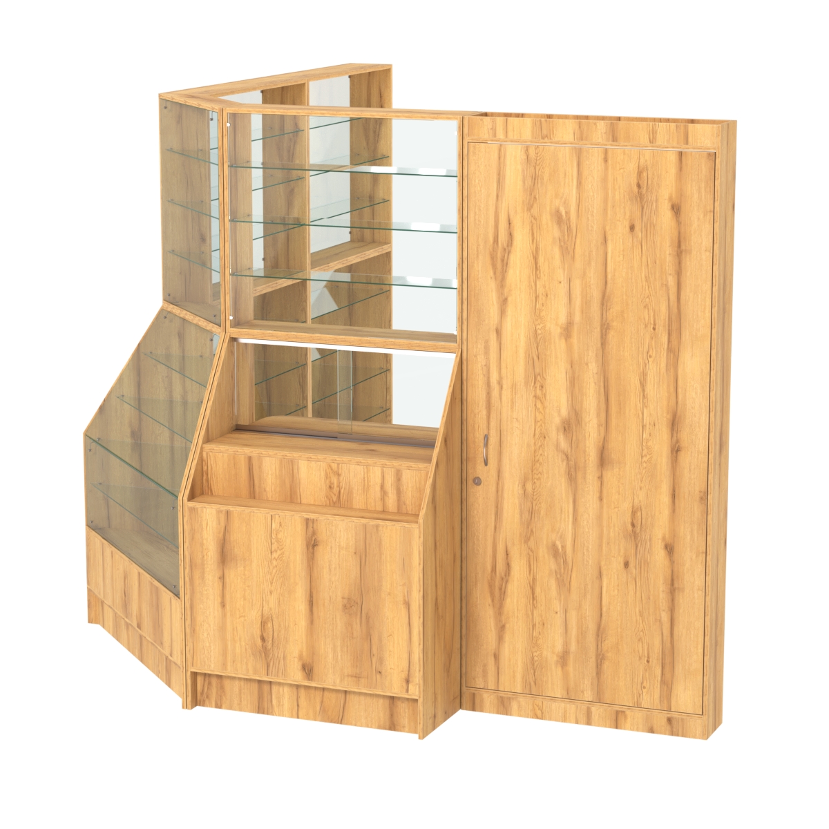 Павильон АЛМАЗ №10 (7, 07 кв. м) Дуб Золотистый