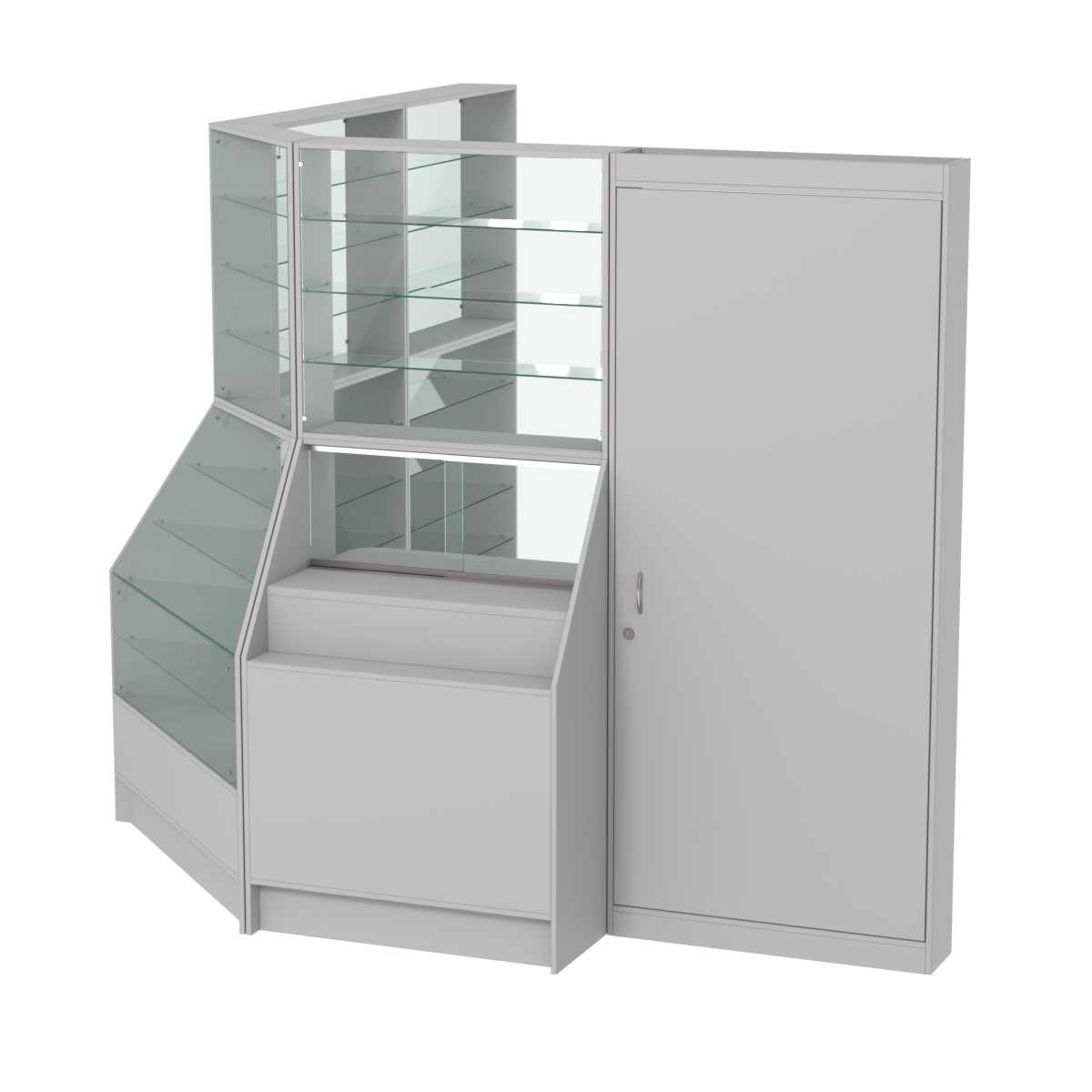 Павильон АЛМАЗ №10 (7, 07 кв. м) Серый