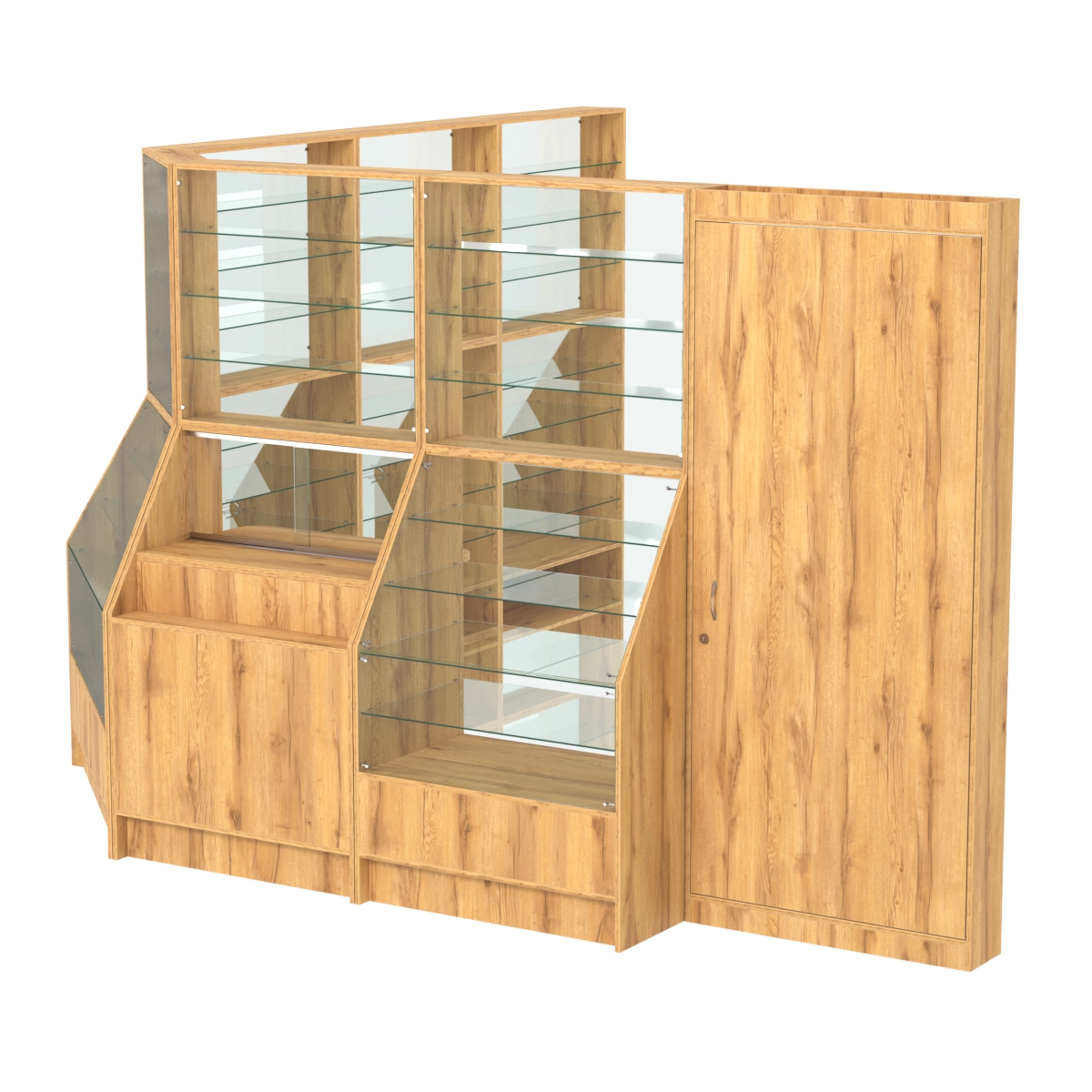 Павильон АЛМАЗ №11 (12, 67 кв. м) Дуб Золотистый