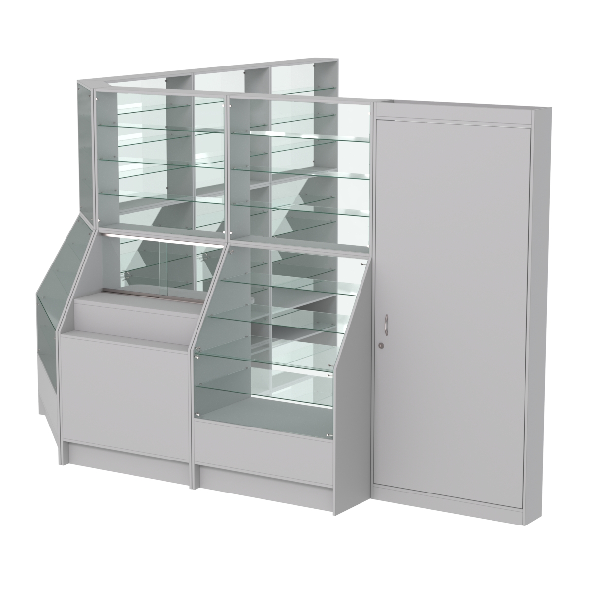 Павильон АЛМАЗ №11 (12, 67 кв. м) Серый