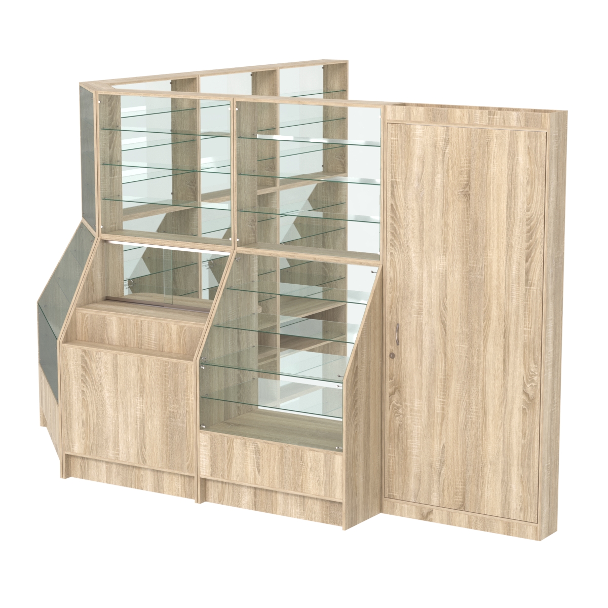 Павильон АЛМАЗ №11 (12, 67 кв. м) Дуб сонома