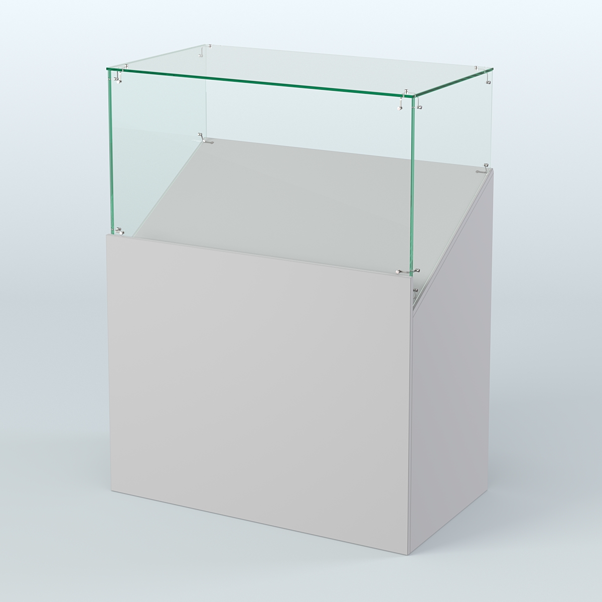 Прилавок для хлебной лавки ХЛ-ПР-01 Серый