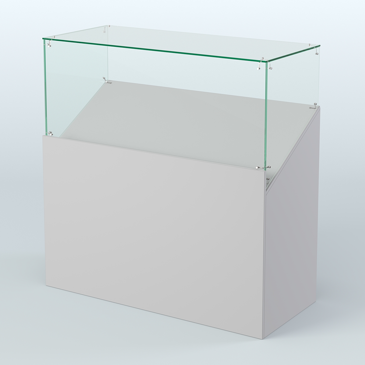 Прилавок для хлебной лавки ХЛ-ПР-02 Серый