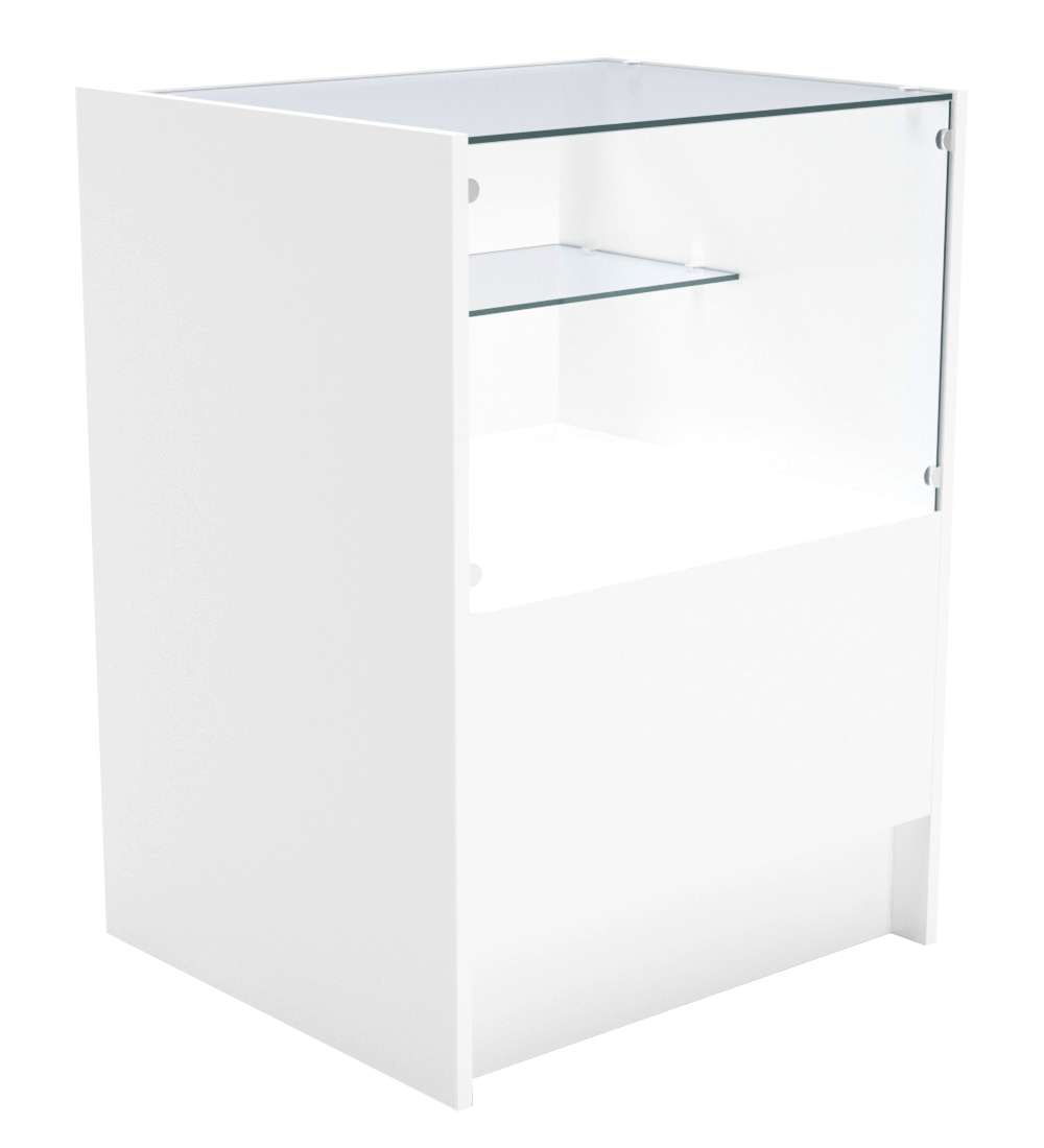 Прилавок из ДСП Эконом №3 (600 мм) Белый