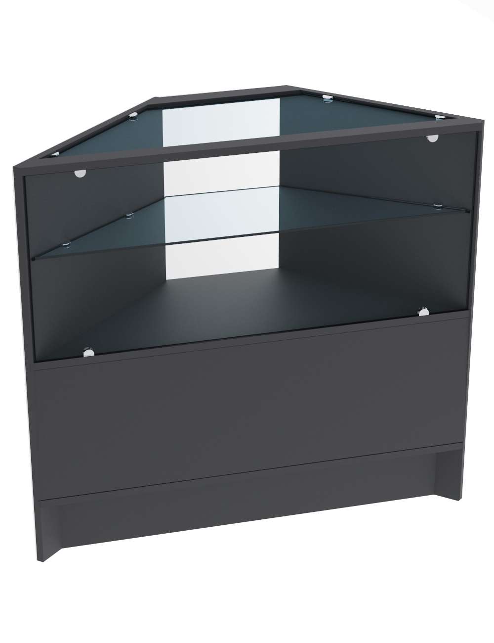 Прилавок Эконом №9 (внешний угол) Черный