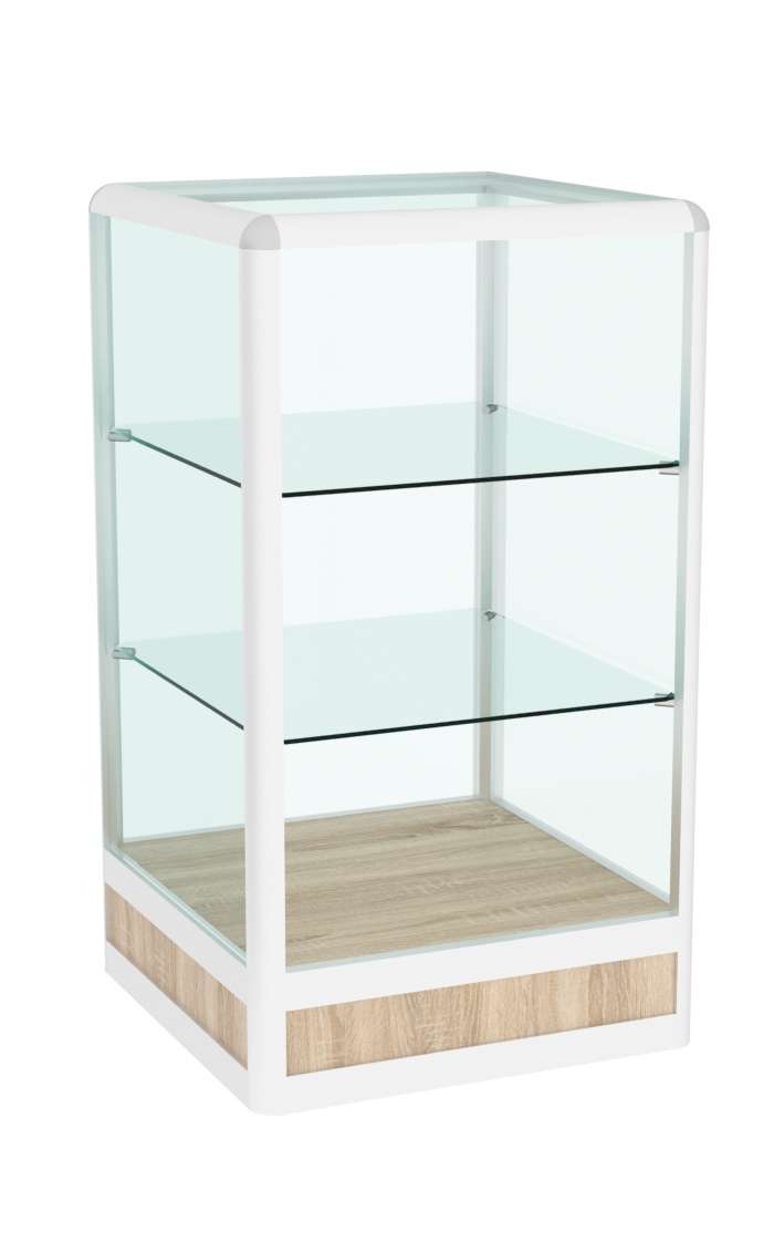 Прилавок из профиля Стаканчик №4 (открытый) Дуб сонома