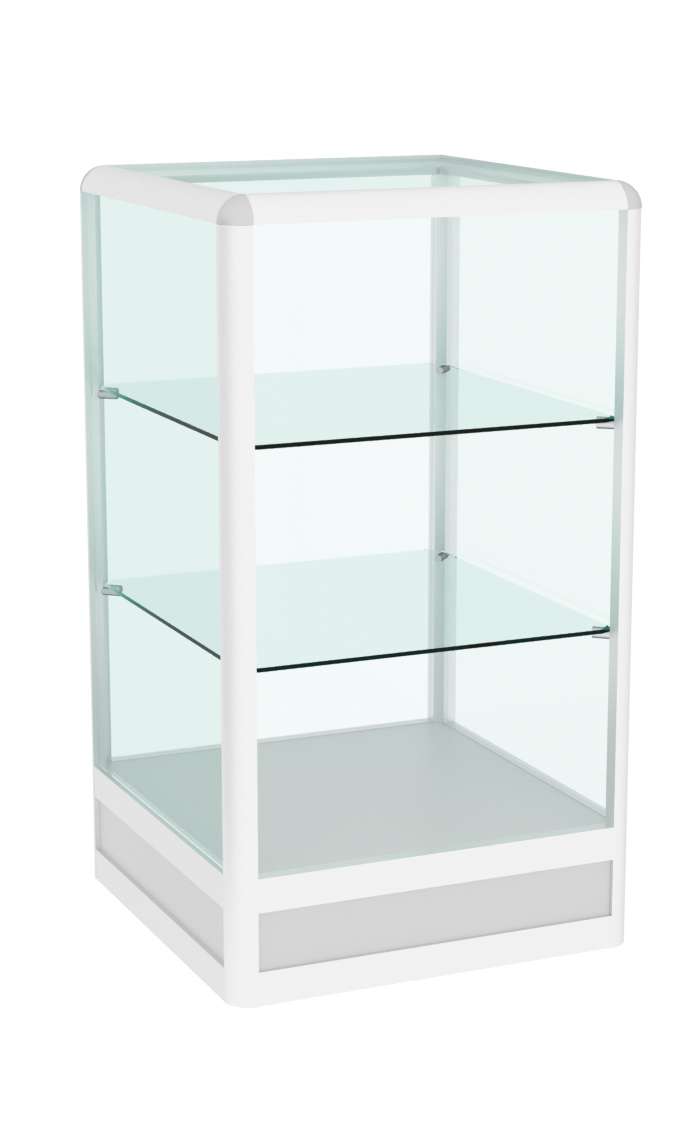 Прилавок из профиля Стаканчик №4 (открытый) Серый