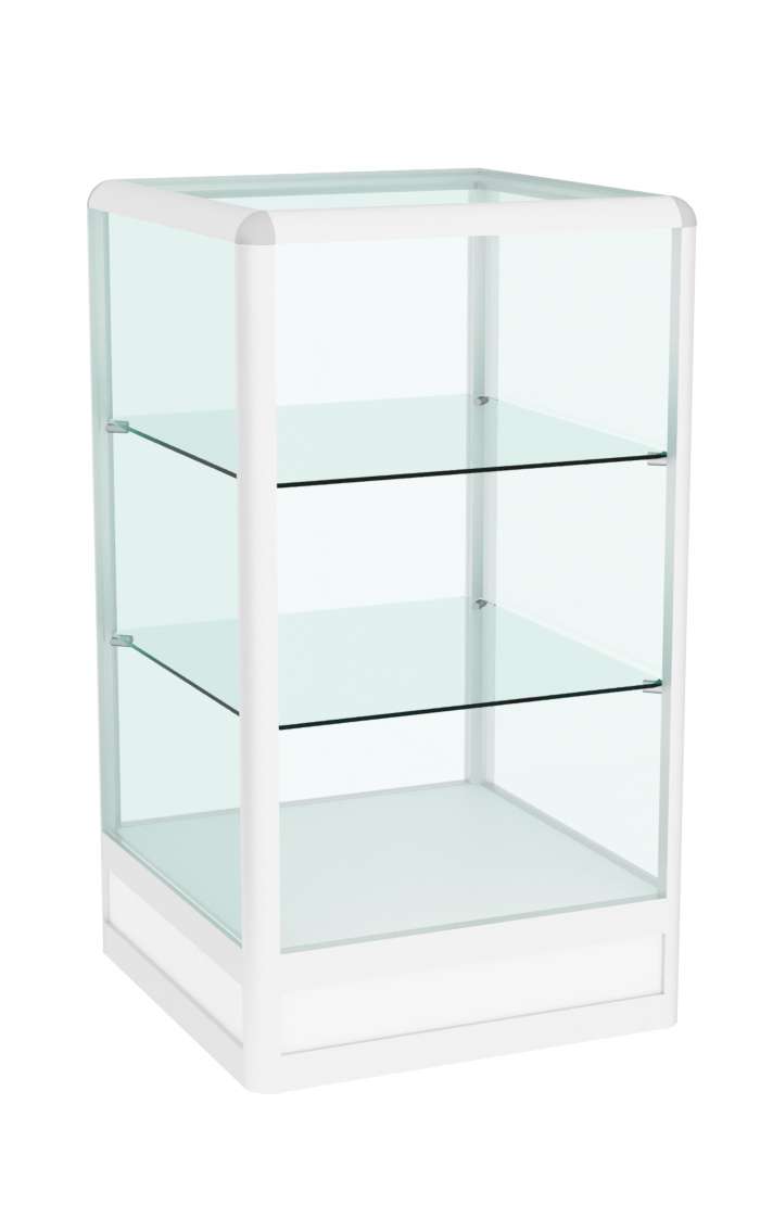 Прилавок из профиля Стаканчик №4 (открытый) Белый