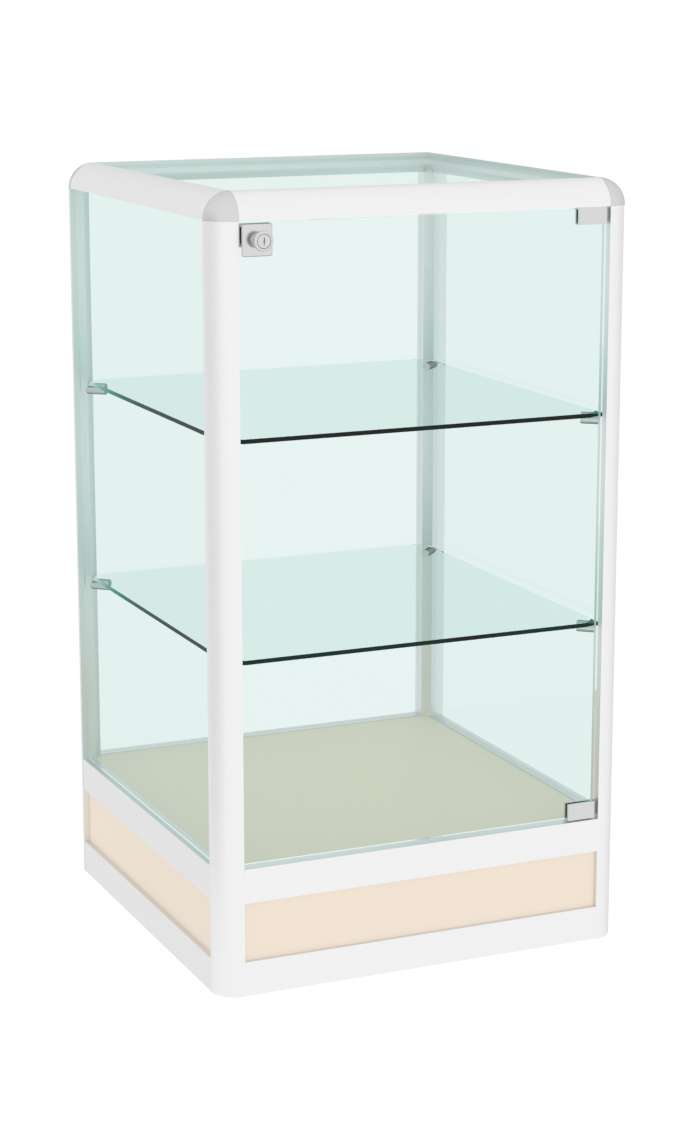 Прилавок из профиля Стаканчик №4 (закрытый) Крем Вайс