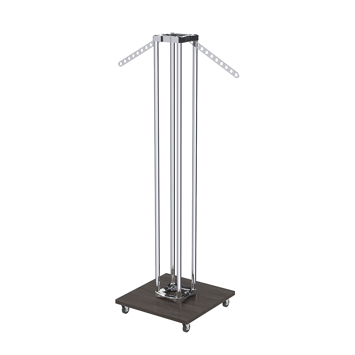 Торговое вешало для одежды с кронштейнами-лезвиями СТРЕЛА №8-10-О-ЛНХ Грейвуд