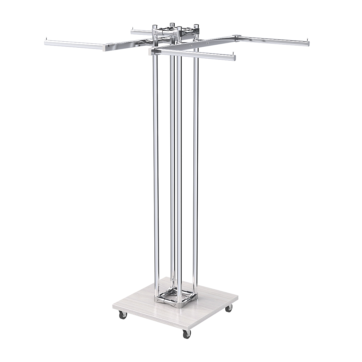 Торговое вешало для одежды двустороннее КОНТУР №K1-1Ц-КПХ Ясень Анкор светлый - U31104