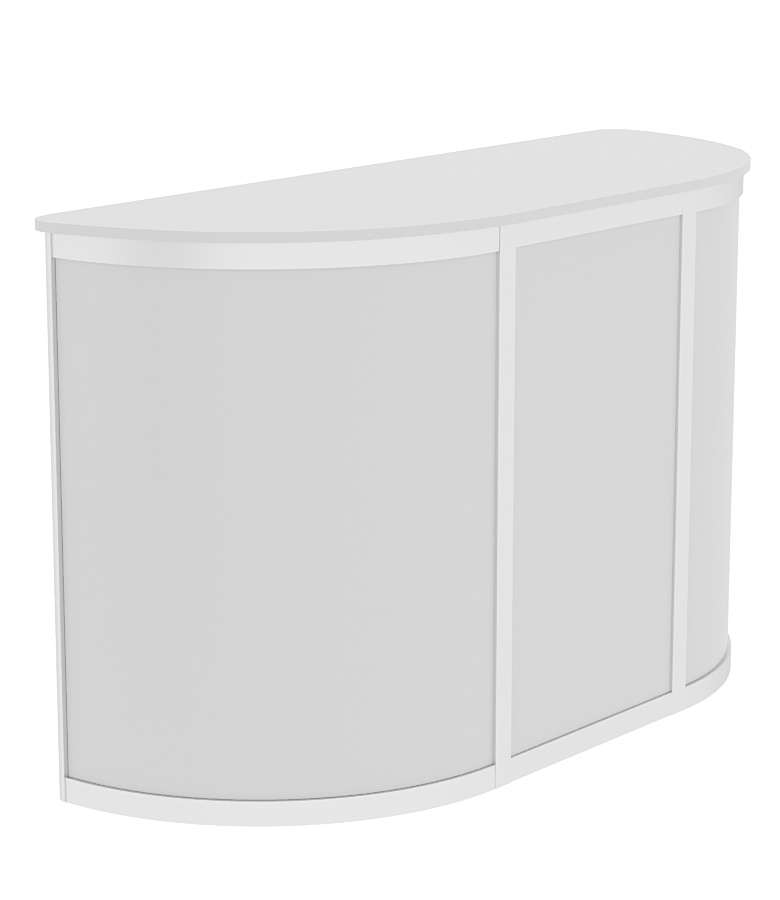 Прилавок из профиля с секторами №1 (открытый) Серый