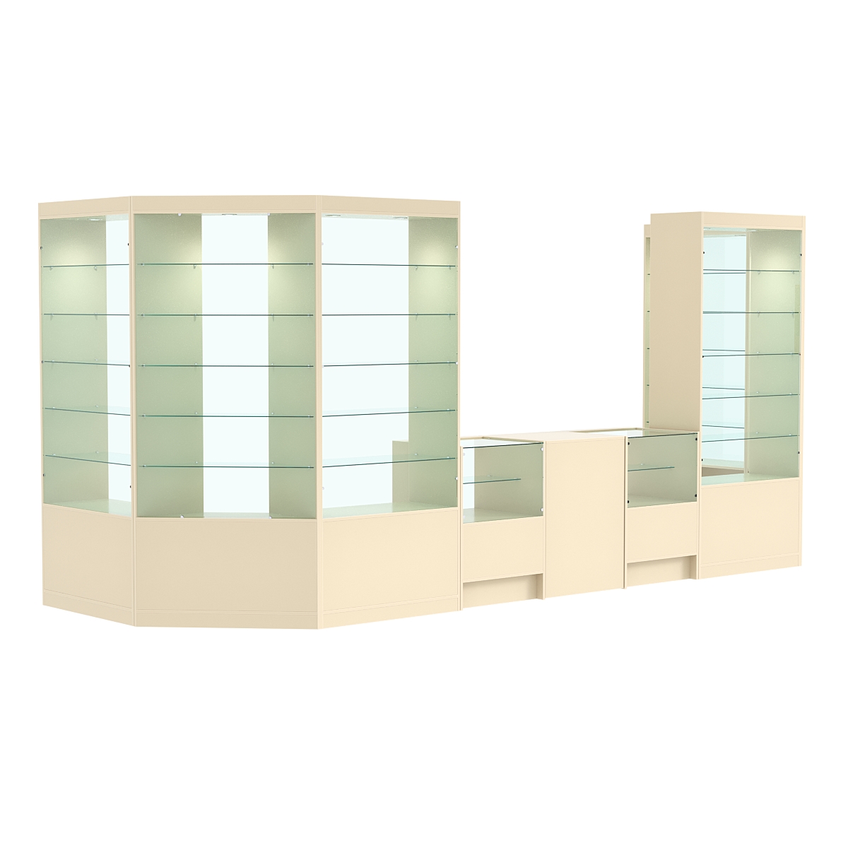 Павильон №12 из ДСП Крем Вайс