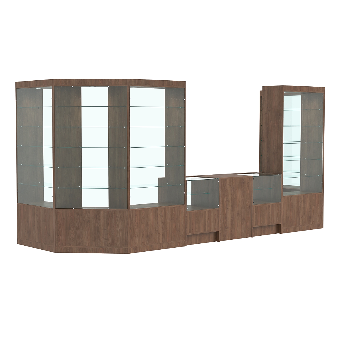 Павильон №12 из ДСП Орех