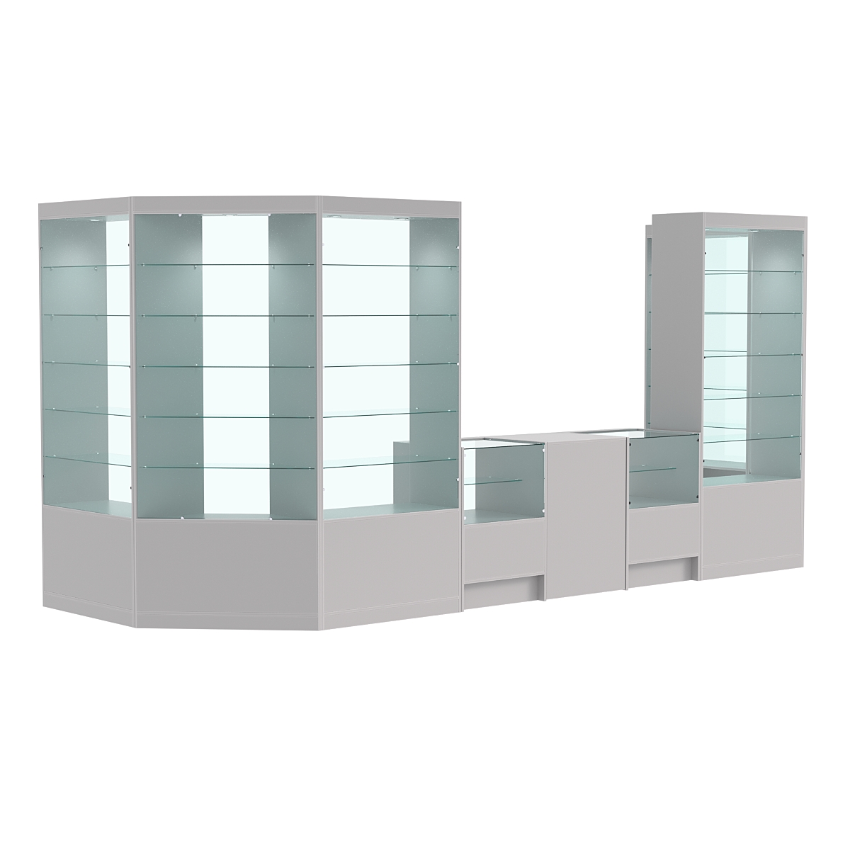 Павильон №12 из ДСП Серый