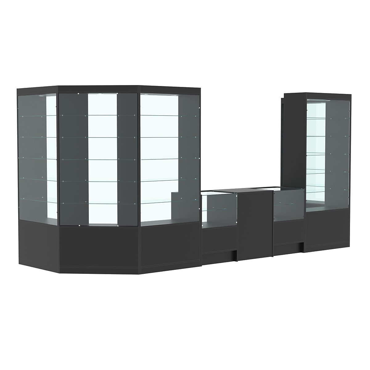 Павильон №12 из ДСП Черный