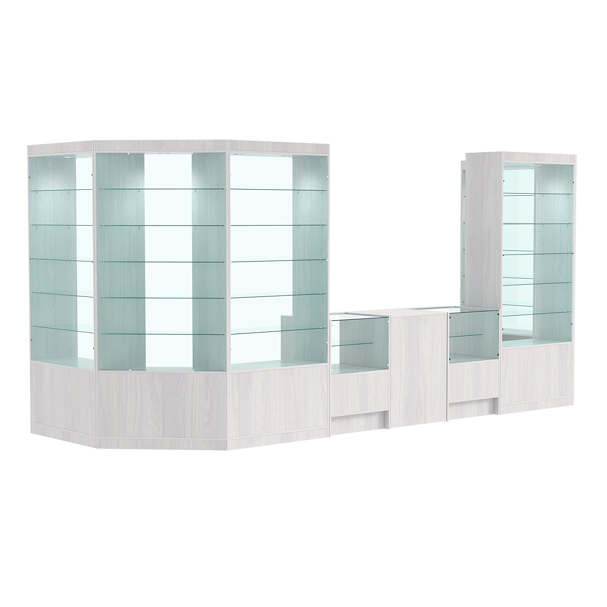 Павильон №12 из ДСП Ясень Анкор светлый