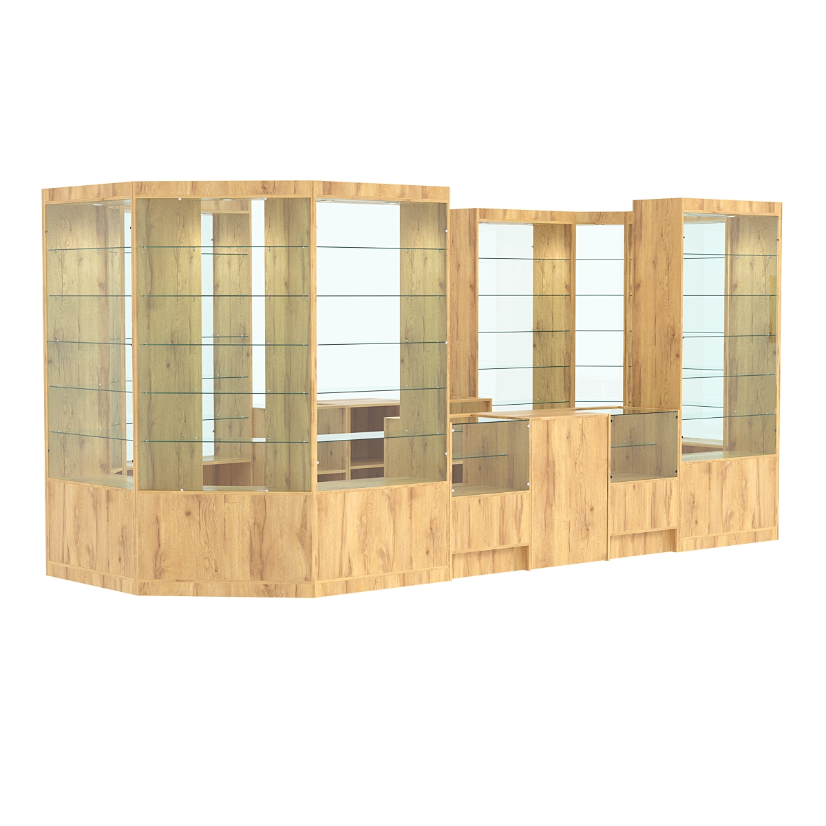 Павильон №13 из ДСП Дуб Золотистый