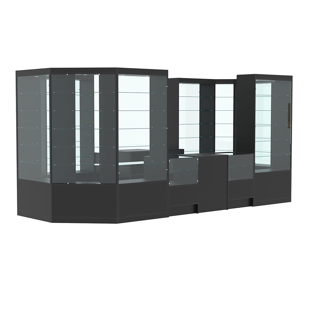 Павильон №13 из ДСП Черный