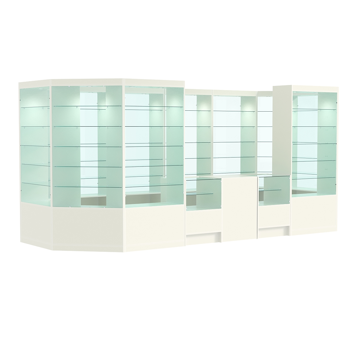 Павильон №14 из ДСП Белый