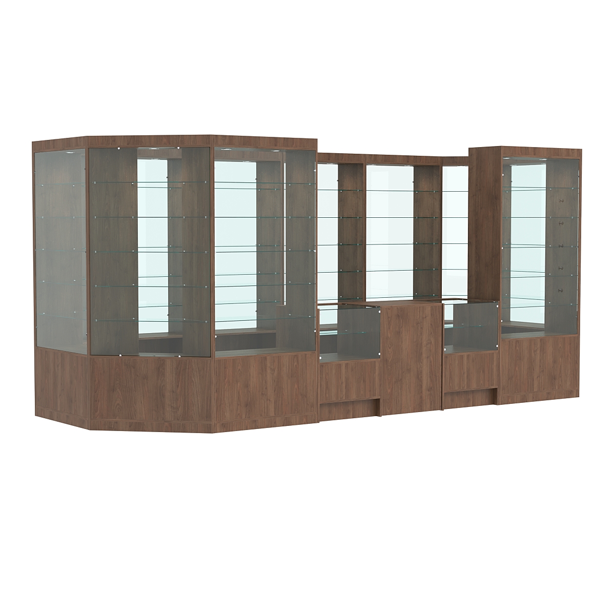 Павильон №14 из ДСП Орех