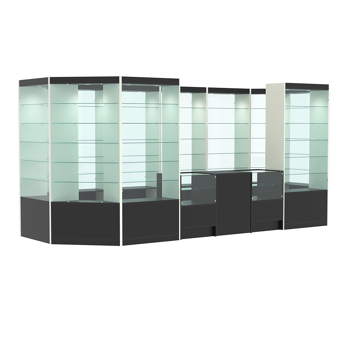 Павильон №14 из ДСП Дуб Венге и Дуб Сонома