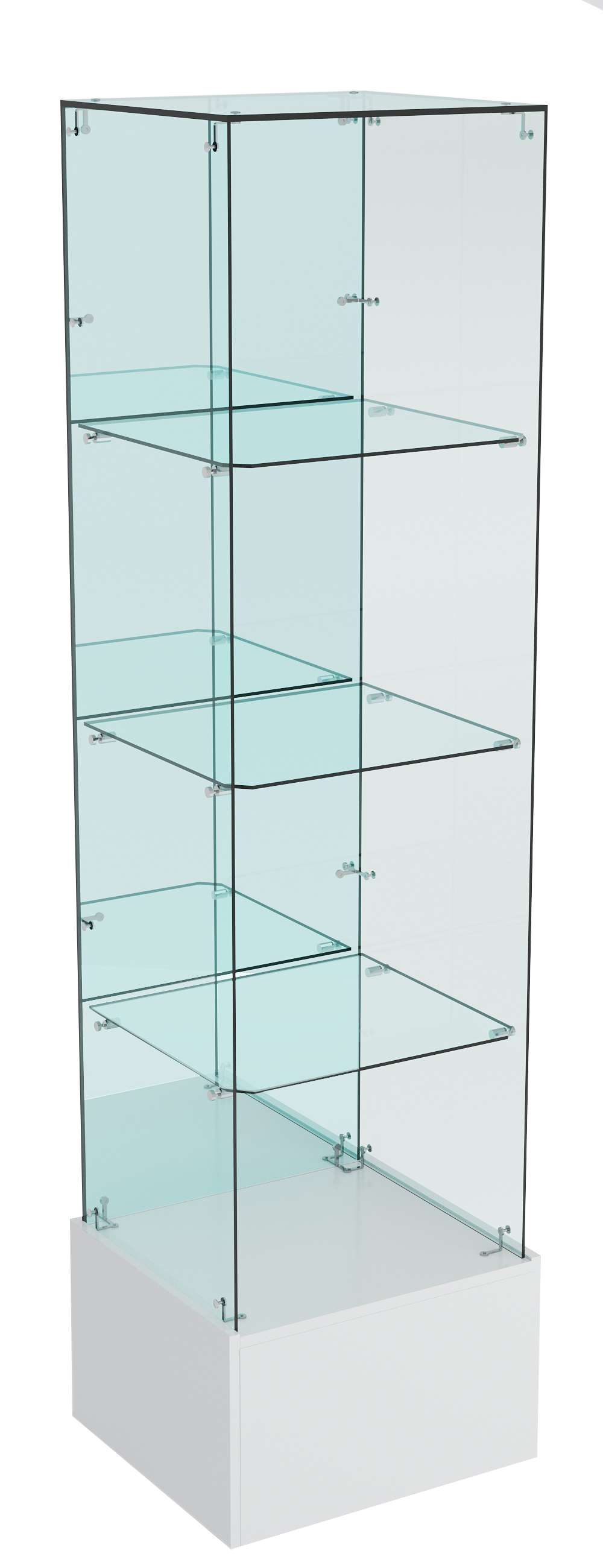 Витрина ИСТРА №112 стаканчик (З/C - зеркало), без дверей Серый