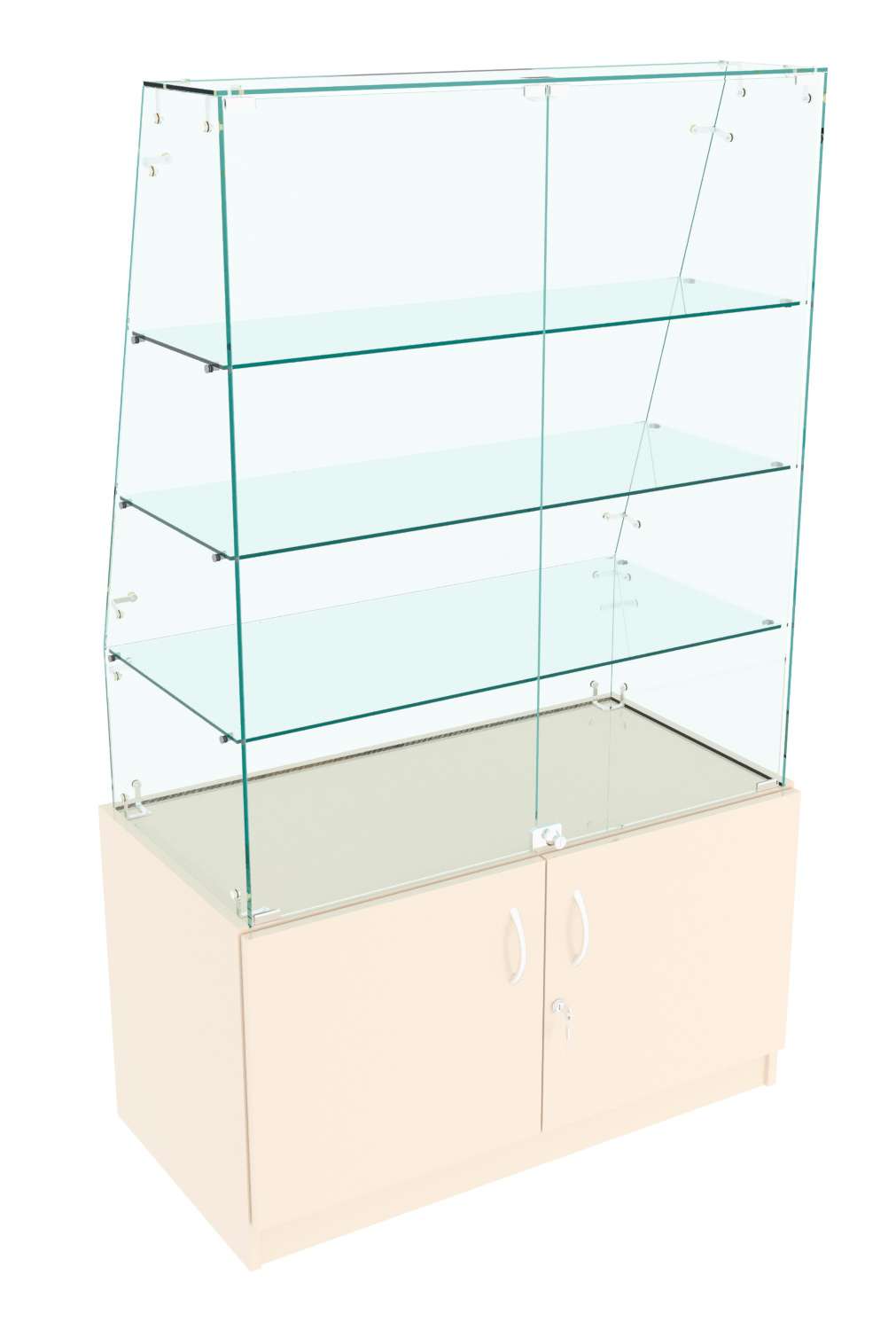 Высокий прилавок Истра №115 (закрытый) Крем Вайс