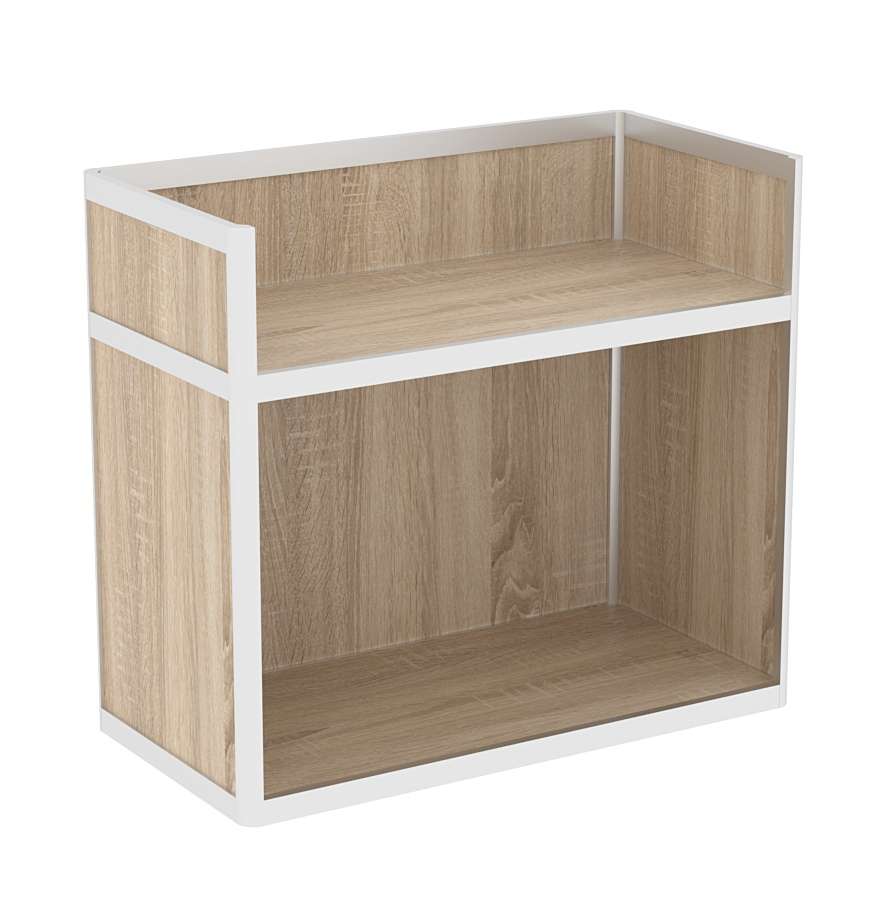 Прилавок под кассу из профиля №5  (открытый) Дуб сонома