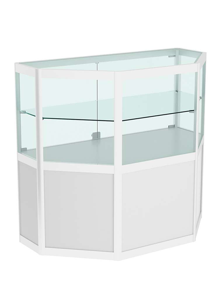 Прилавок из профиля трапеция №3 (закрытый) Серый