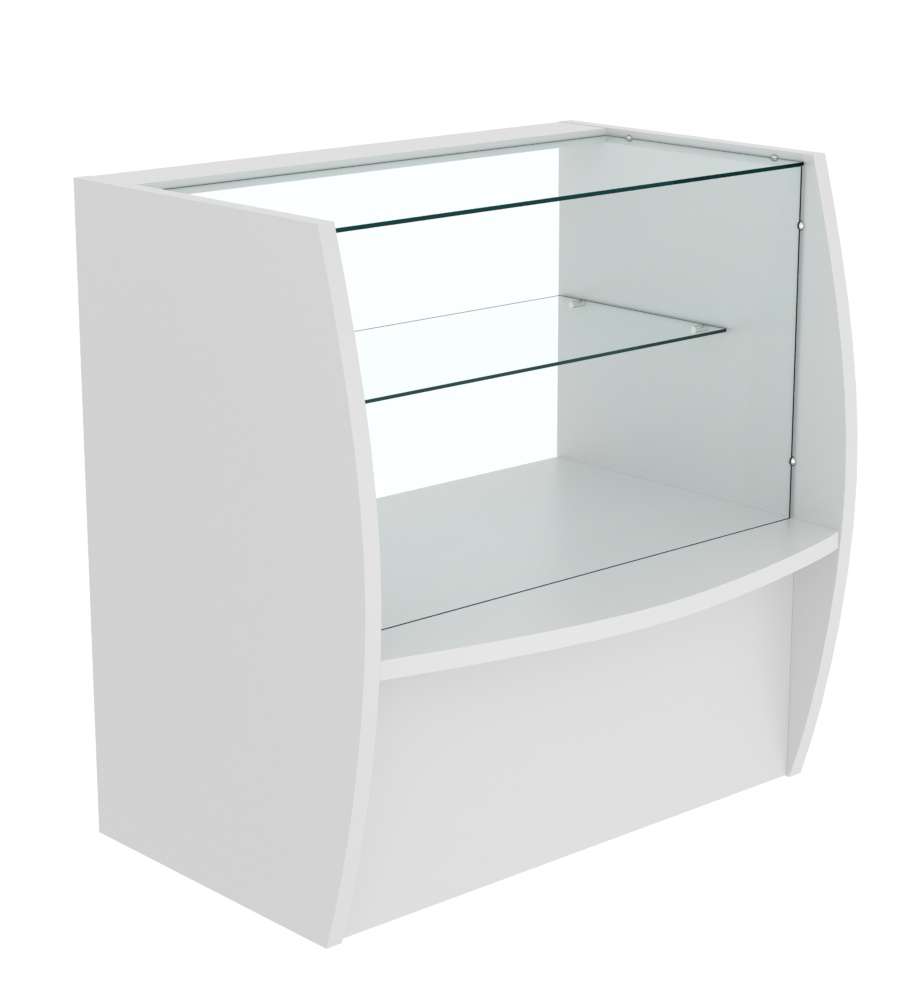 Прилавок Дюна №3 с одной полкой Серый