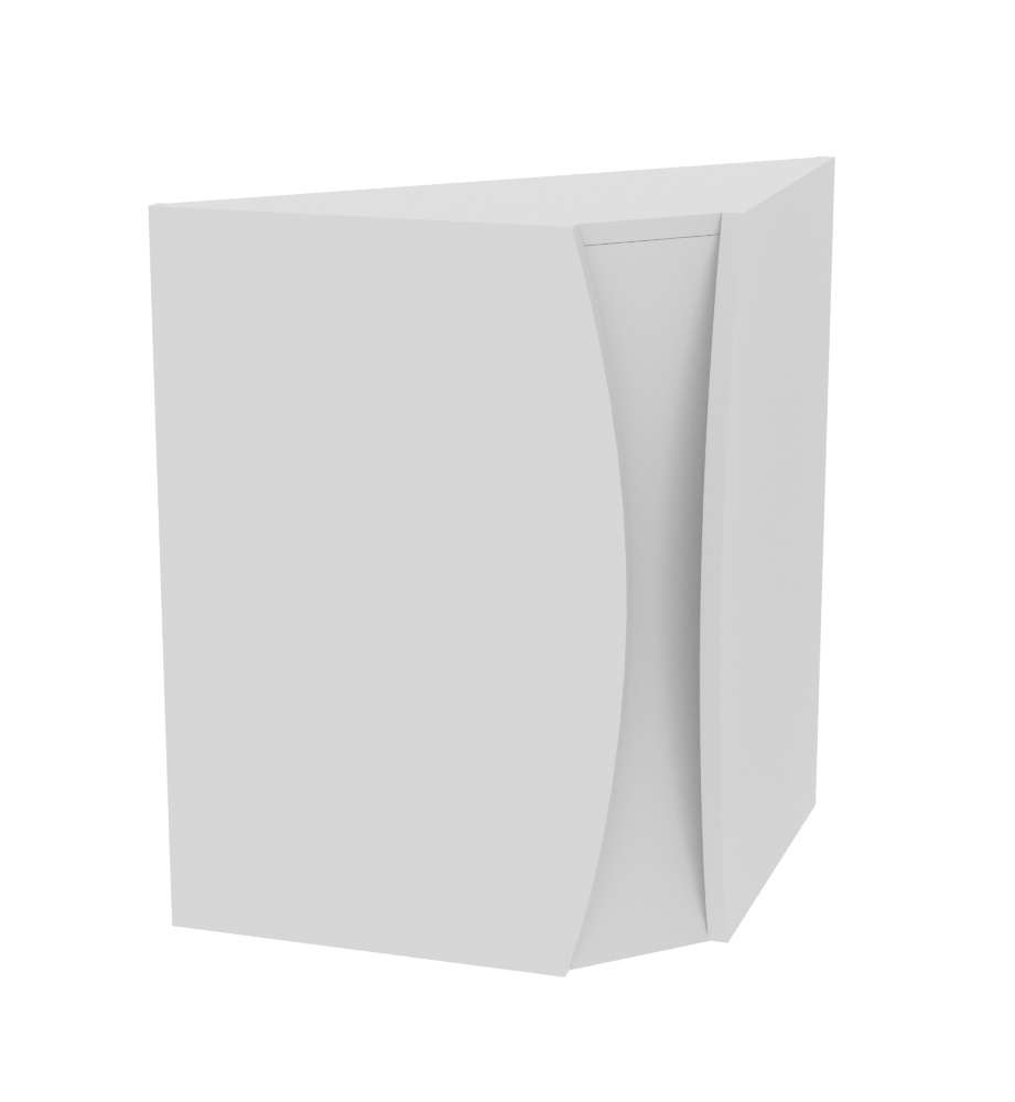 Прилавок Дюна №5 внутренний угол Серый