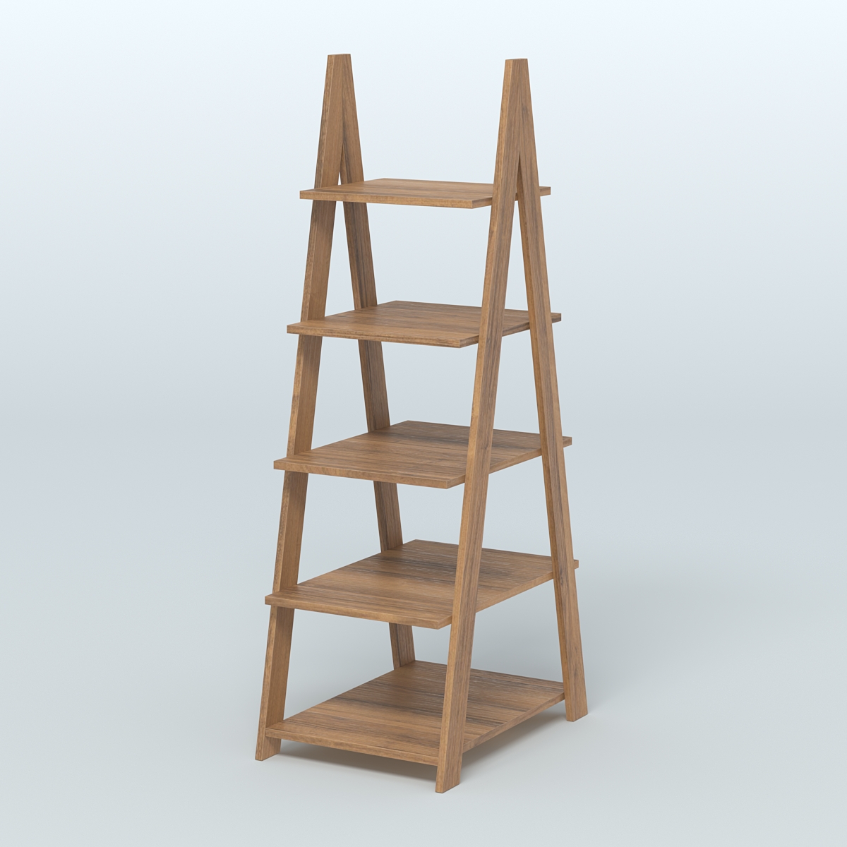 Торговая двусторонняя стойка ЛОФТ №3-650 узкая Орех