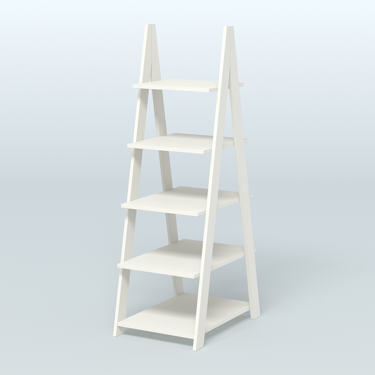 Торговая двусторонняя стойка ЛОФТ №3-650 узкая Белый