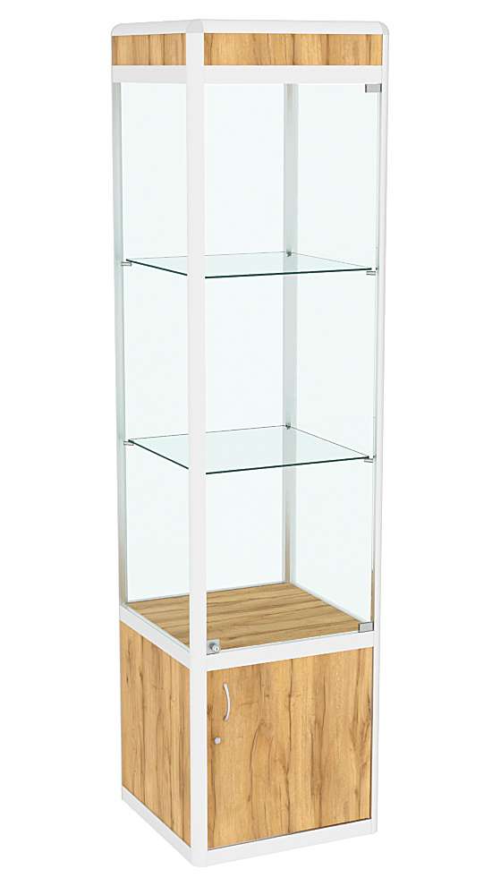 Витрина из профиля Стаканчик №1  Дуб Золотистый