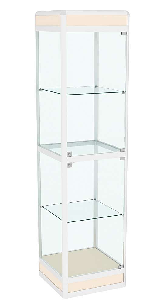 Витрина из профиля Стаканчик №3  Крем Вайс