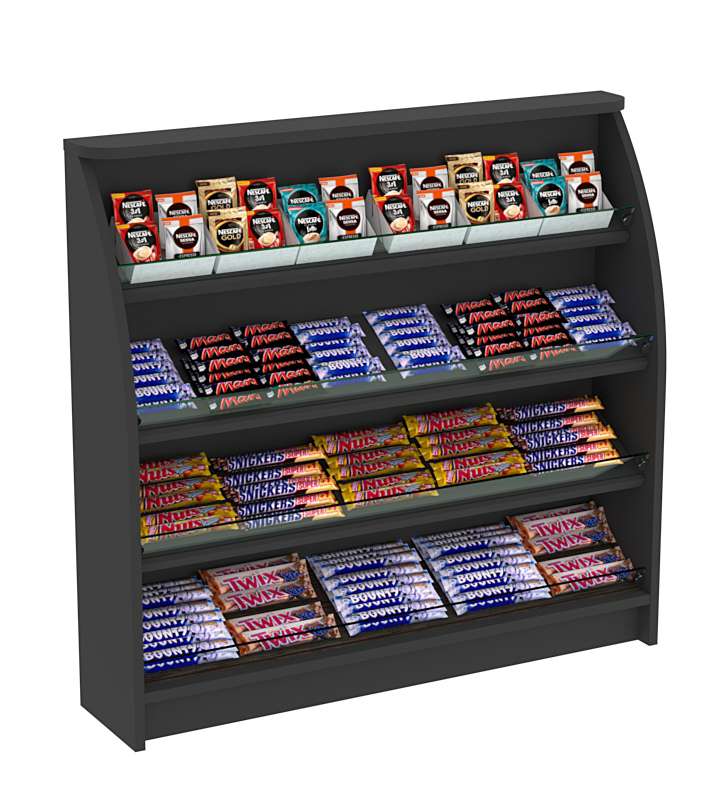 Прилавок Импульс №1-900 Черный