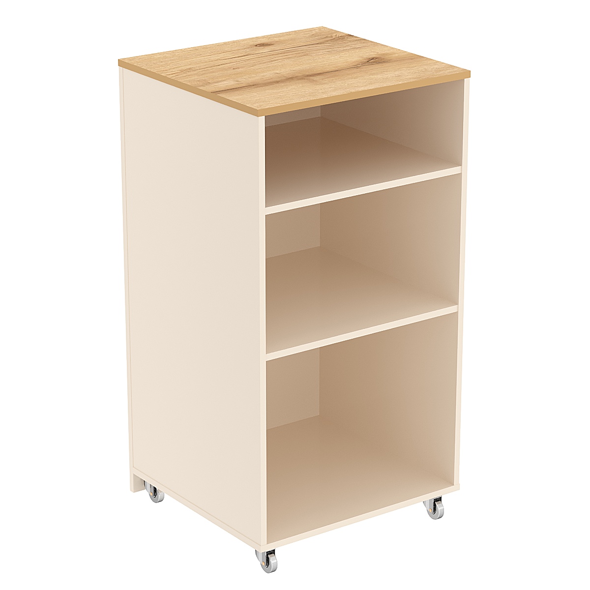 Прилавок выкатной из ДСП Модерн №13 Крем Вайс и Дуб Золотистый