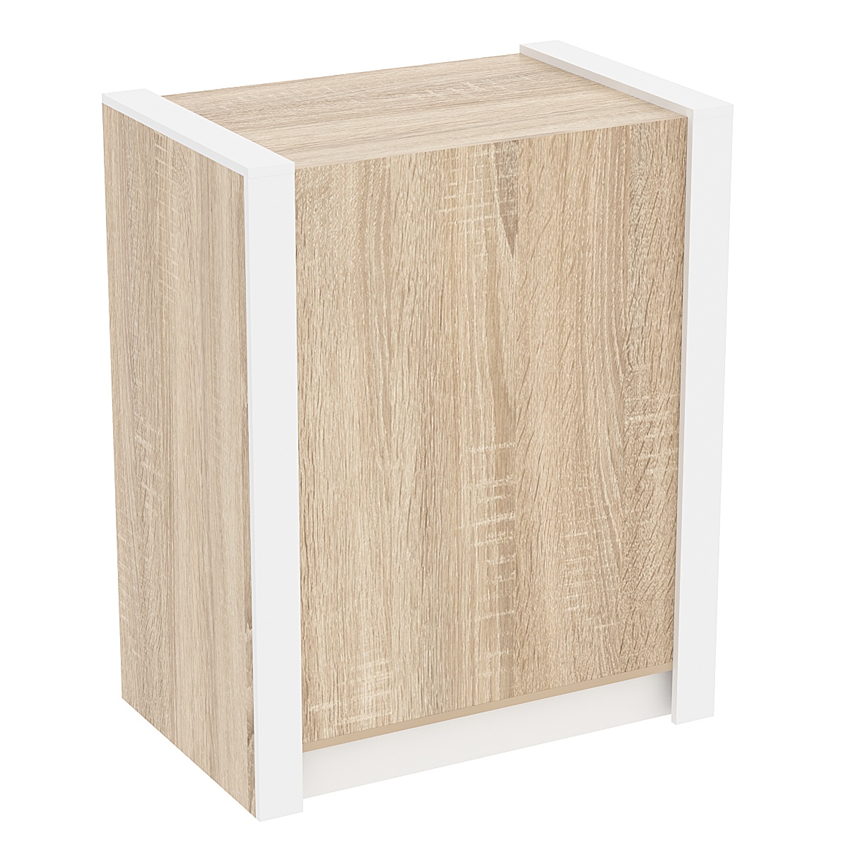 Прилавок из ДСП Модерн №1-900 глухой Дуб Сонома + Белый