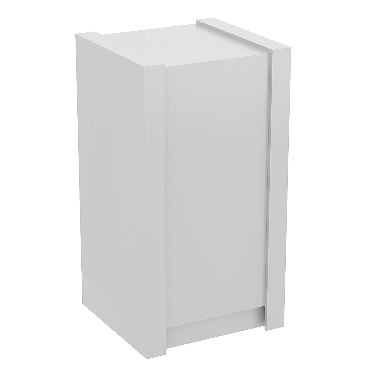 Прилавок из ДСП Модерн №1-600 с двумя полками Серый